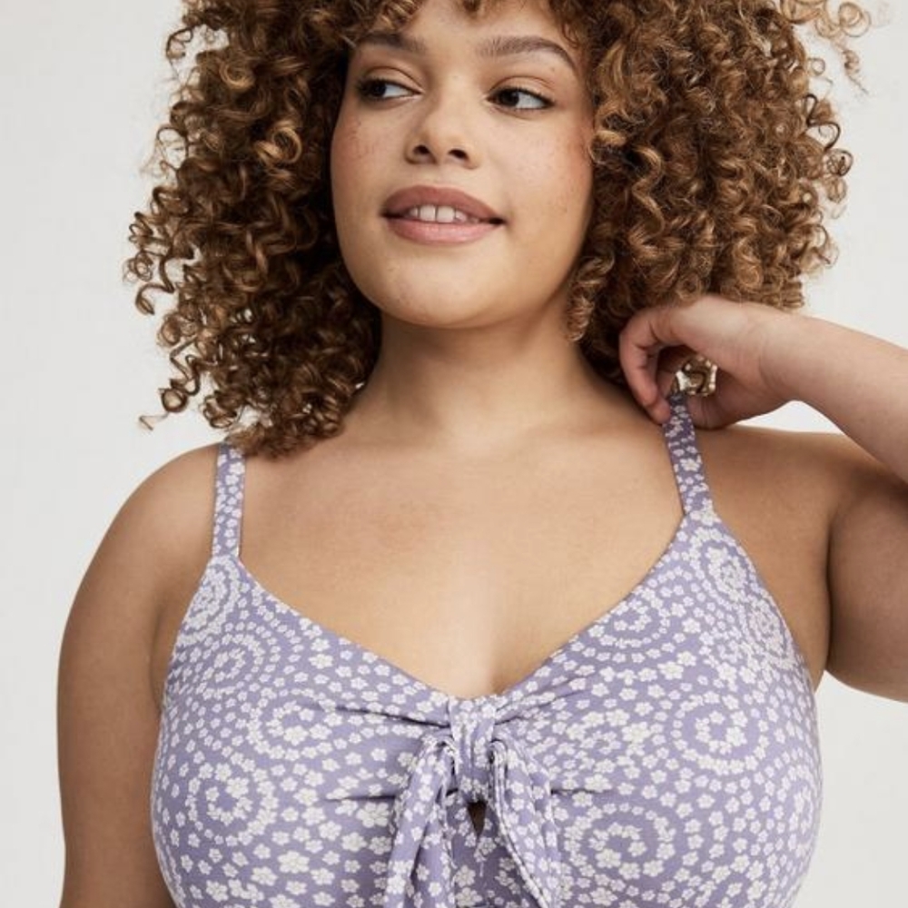 Torrid Super Soft Purple Mini Dress Size 0X - Picture 5 of 6